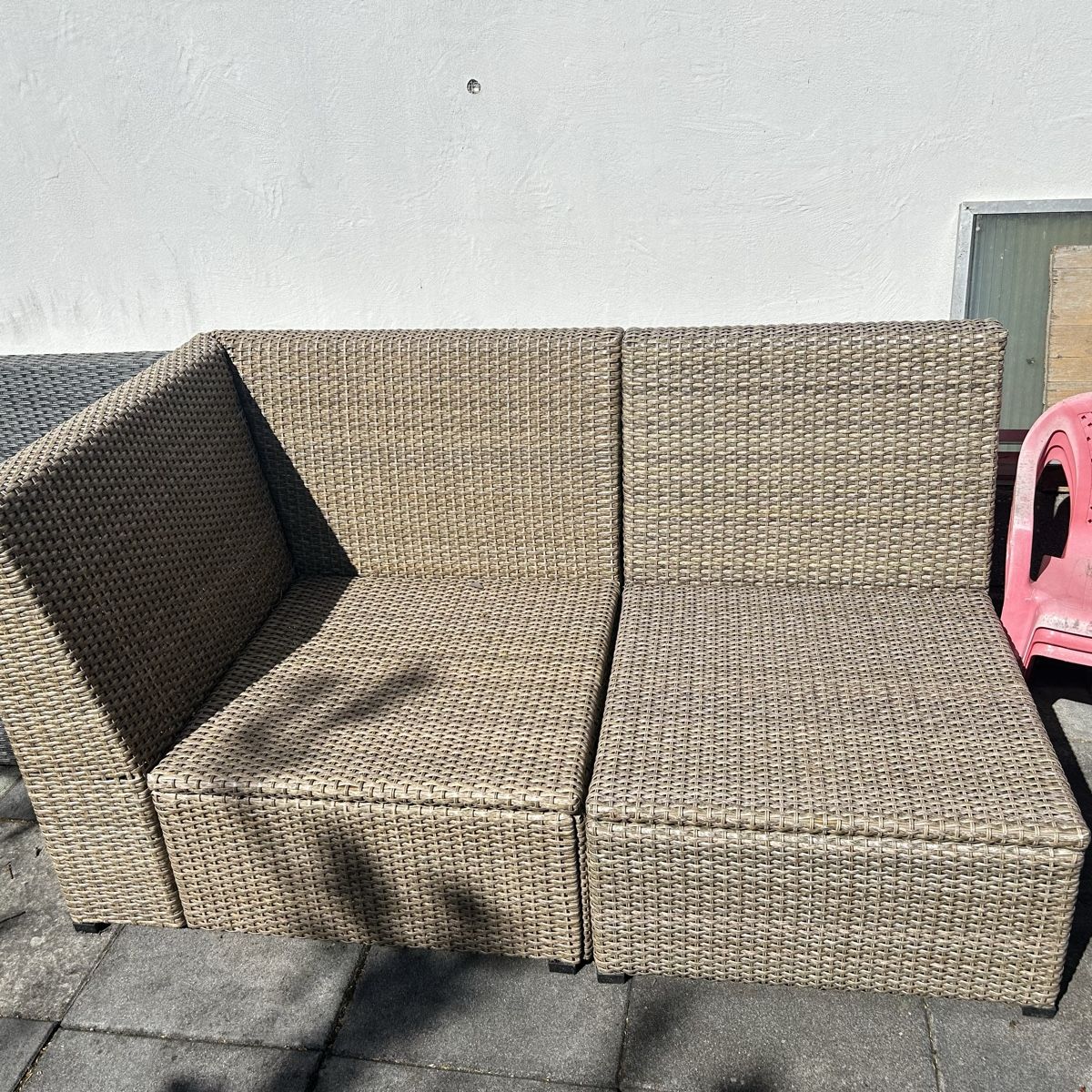Poltrone:  Gartenlounge Rattan-Optik, 2-teilig,  – Usato da Oberrüti venduto da SussiundStrolch 1