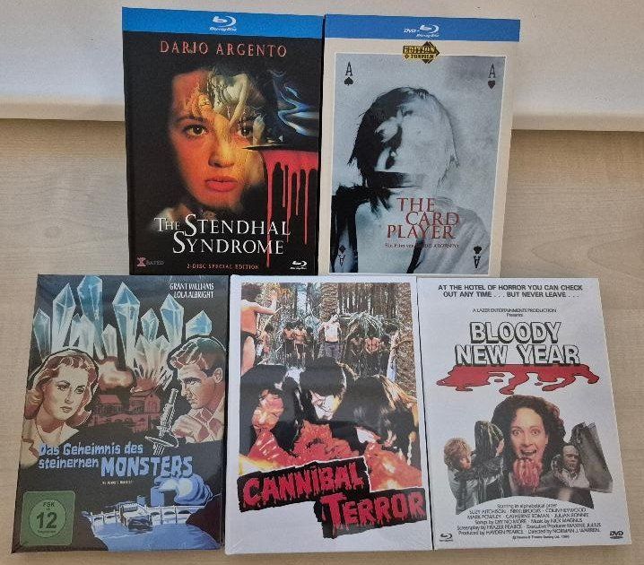 Tutti i DVDs: 5 x Mediabooks – Usato da Wettingen venduto da Reviled
