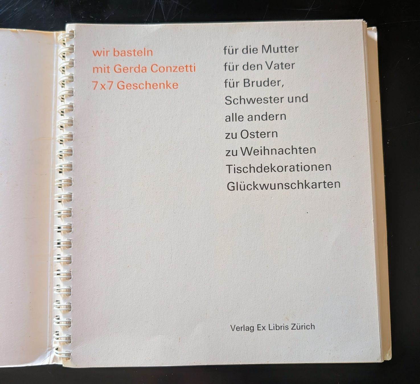 Libri: Bastelbuch: 7x7 Geschenke von Gerda Conzetti – Usato da Nänikon venduto da Haexli_70 1