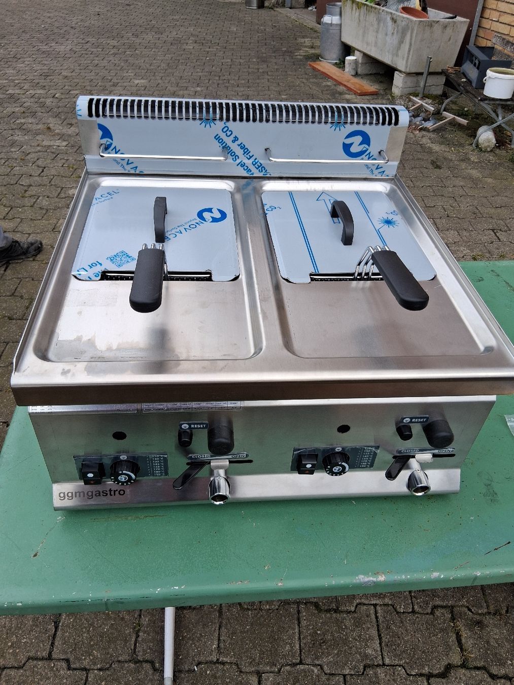 Küchengeräte: gas Fritteuse – Neu (gemäss Beschreibung) aus Rümlingen von kleinehexe79