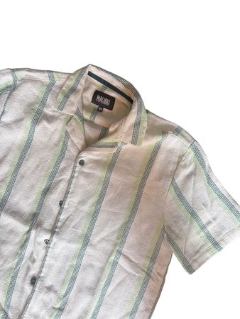 Malibu striped shirt, size M - perfect for summer vibes!