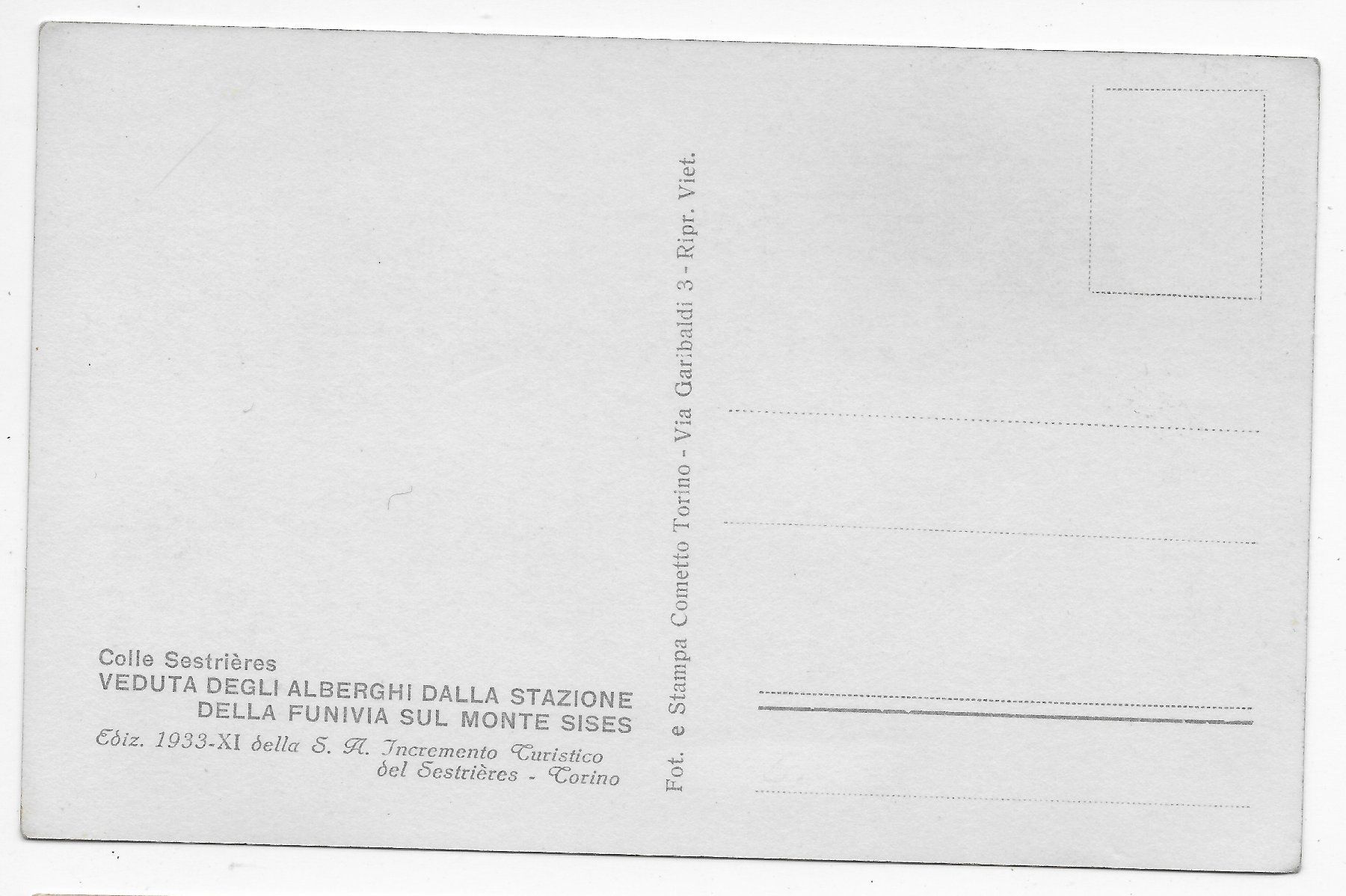 Cartoline postali: Colle Sestrières – Usato da Hefenhofen venduto da Richsalz 1