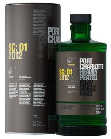 Port Charlotte Bevande alcoliche: Port Charlotte SC 01 2012 – Nuovo e nell'imballaggio originale da Deitingen venduto da Gold-Delikatessen