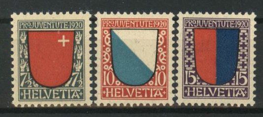 Alle Briefmarken: 1920, Pro Juventute ** (1) – Gebraucht aus Willisau von Vollstempel
