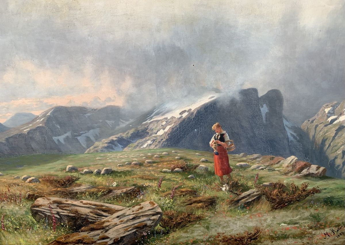 Gemälde: M. ROTHER 1898 – Defekt aus Wolfhalden von SecondAntique 1