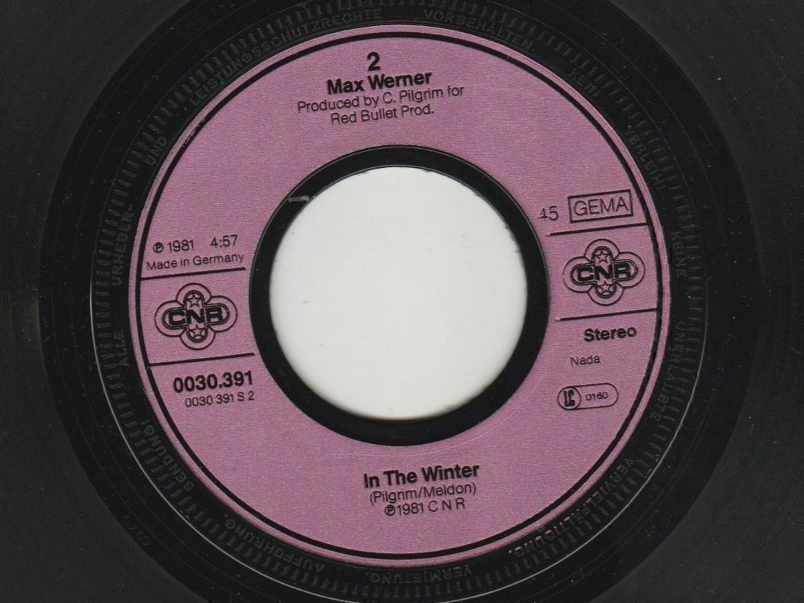 Vinyles: Max Werner - Rain in May 7" Vinyl 1981 – D'occasion à Tübach par JamesStone 5