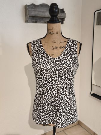 Canda Shirt mit Leo Print Grösse S neuwertig