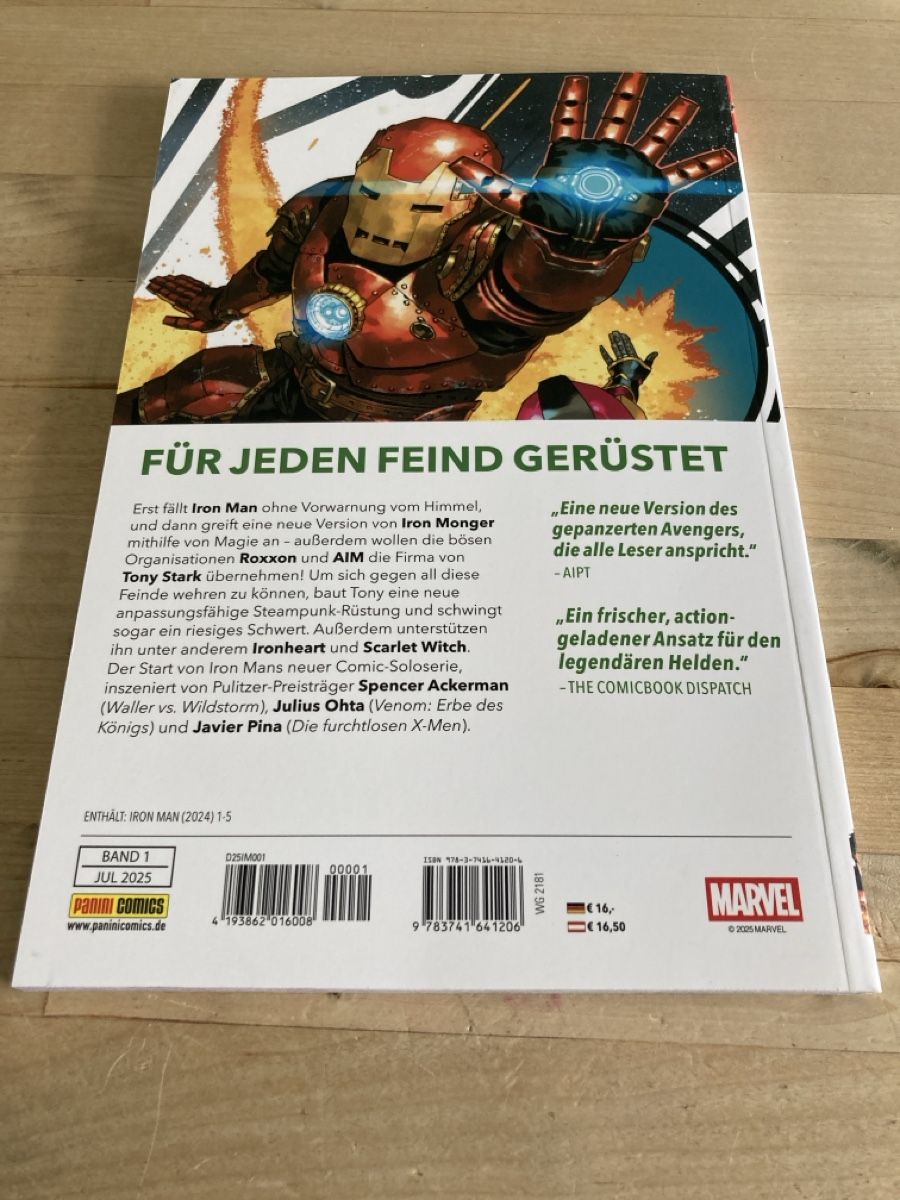 Fumetti: Iron Man Eiserne Wut – Nuovo (secondo la descrizione) da Zürich venduto da msxmsx 1