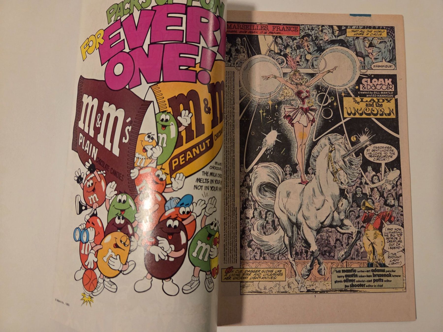 Fumetti: CLOAK AND DAGGER #9 (Marvel, 1986) NM – Usato da Zürich venduto da Comixbazaar 2