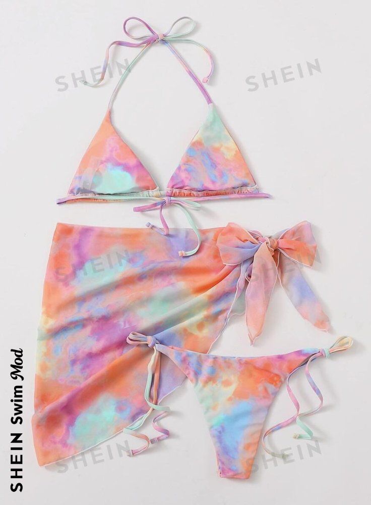 Shein Badekleider & Bikinis: Buntes Bikini Set, S – Neu (gemäss Beschreibung) aus St Gallen von Giidi 5