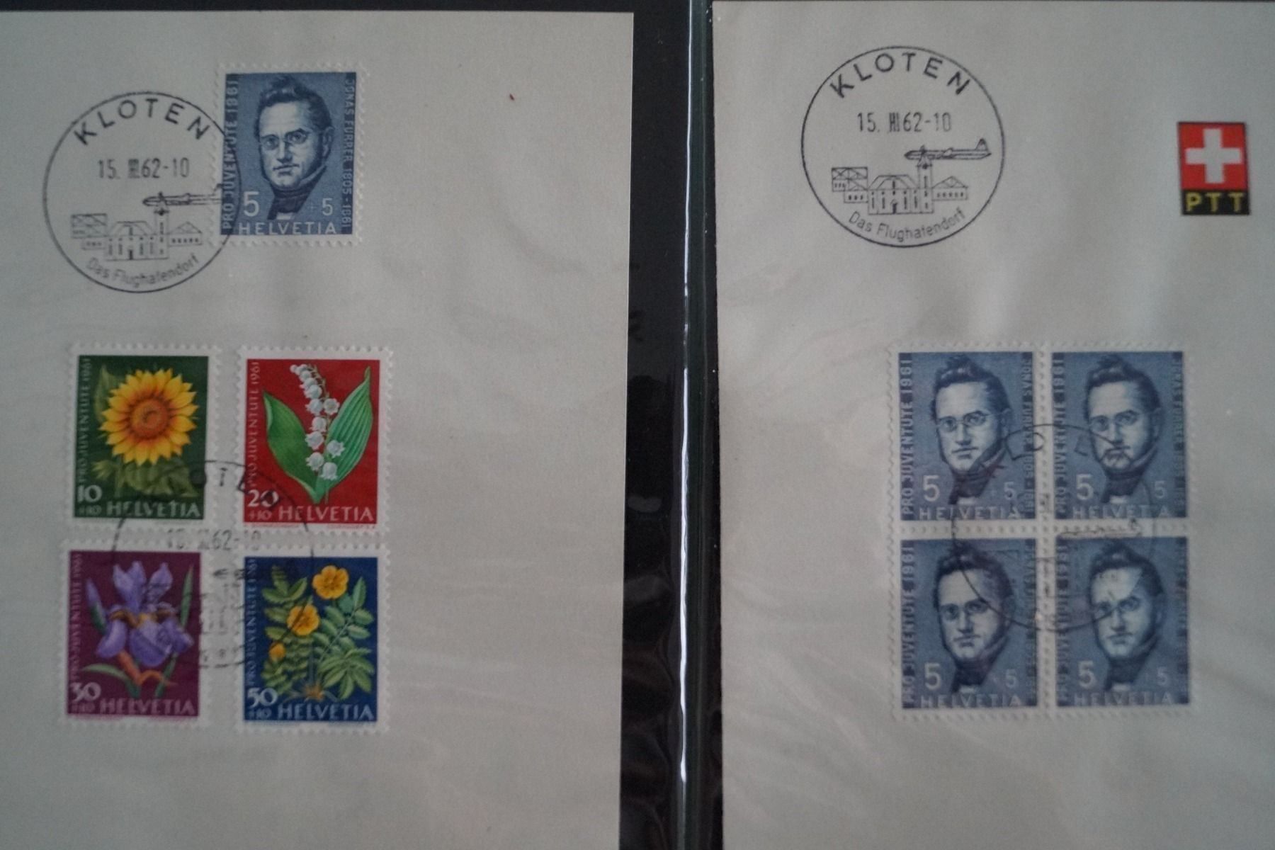 Tutti i francobolli: Pro Juventute Briefmarken Kollektion – Usato da Nürensdorf venduto da Jx3p 9