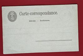 GANZSACHE POSTKARTE CARTE CORRESPONDANCE 1875 NEU