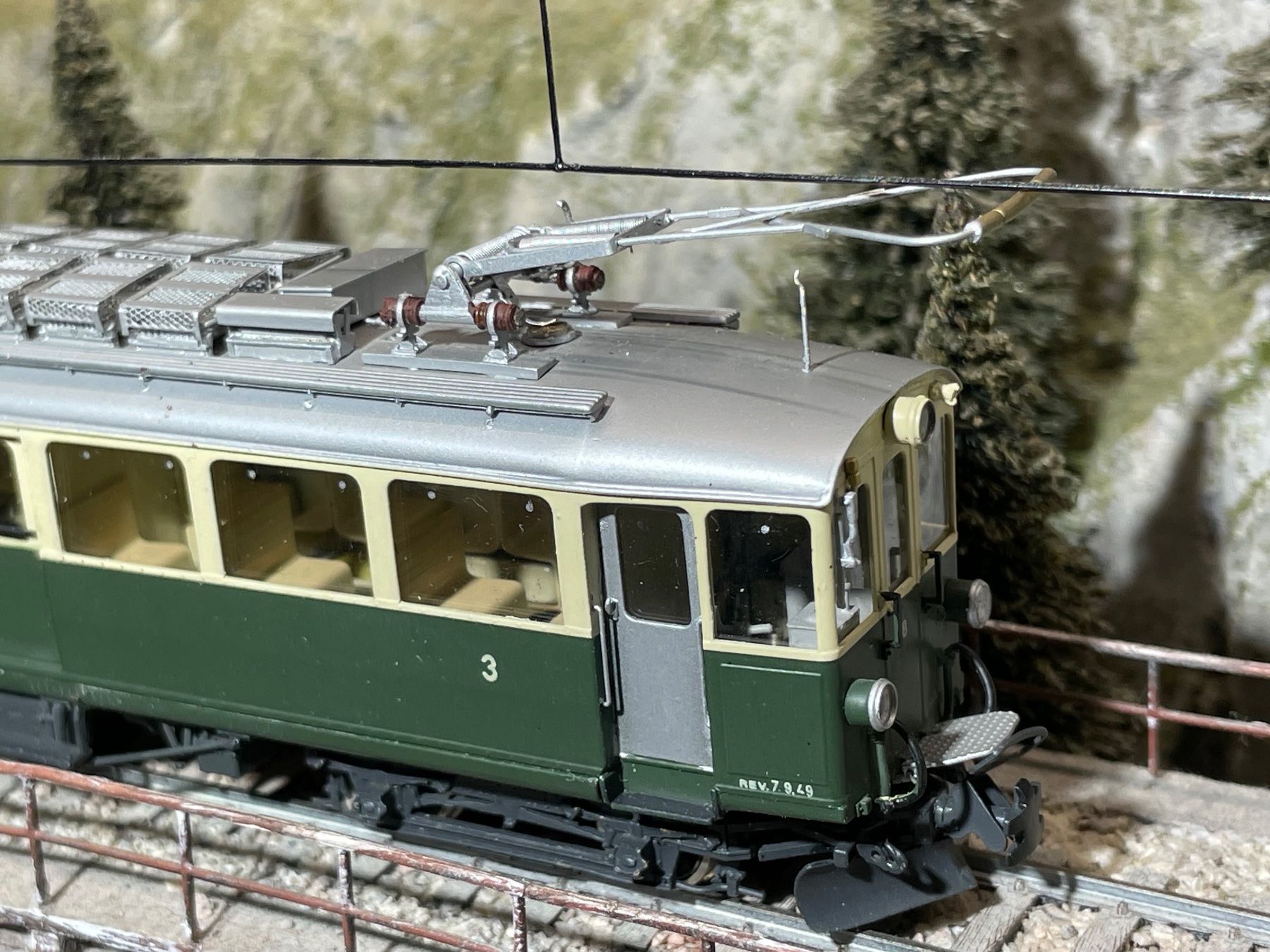 Lemaco Modelleisenbahnen: Lemaco, RhB BCFe 4/4, No: 38 – Neu (gemäss Beschreibung) aus Krummenau von ferrotech 7