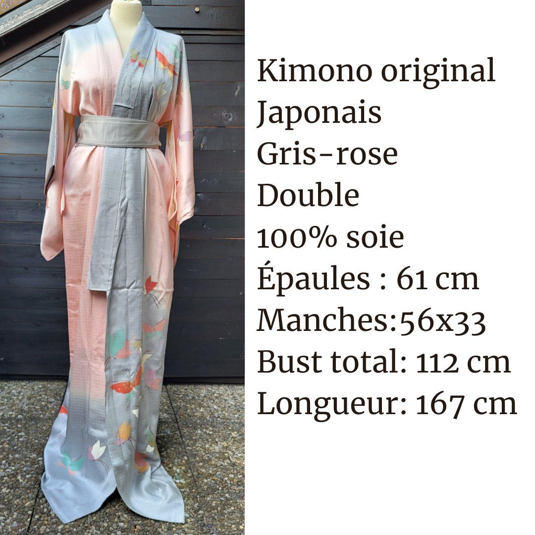 Arte internazionale: Kimono japonais en soie – Nuovo (secondo la descrizione) da Fribourg venduto da VictoriaShop7 6