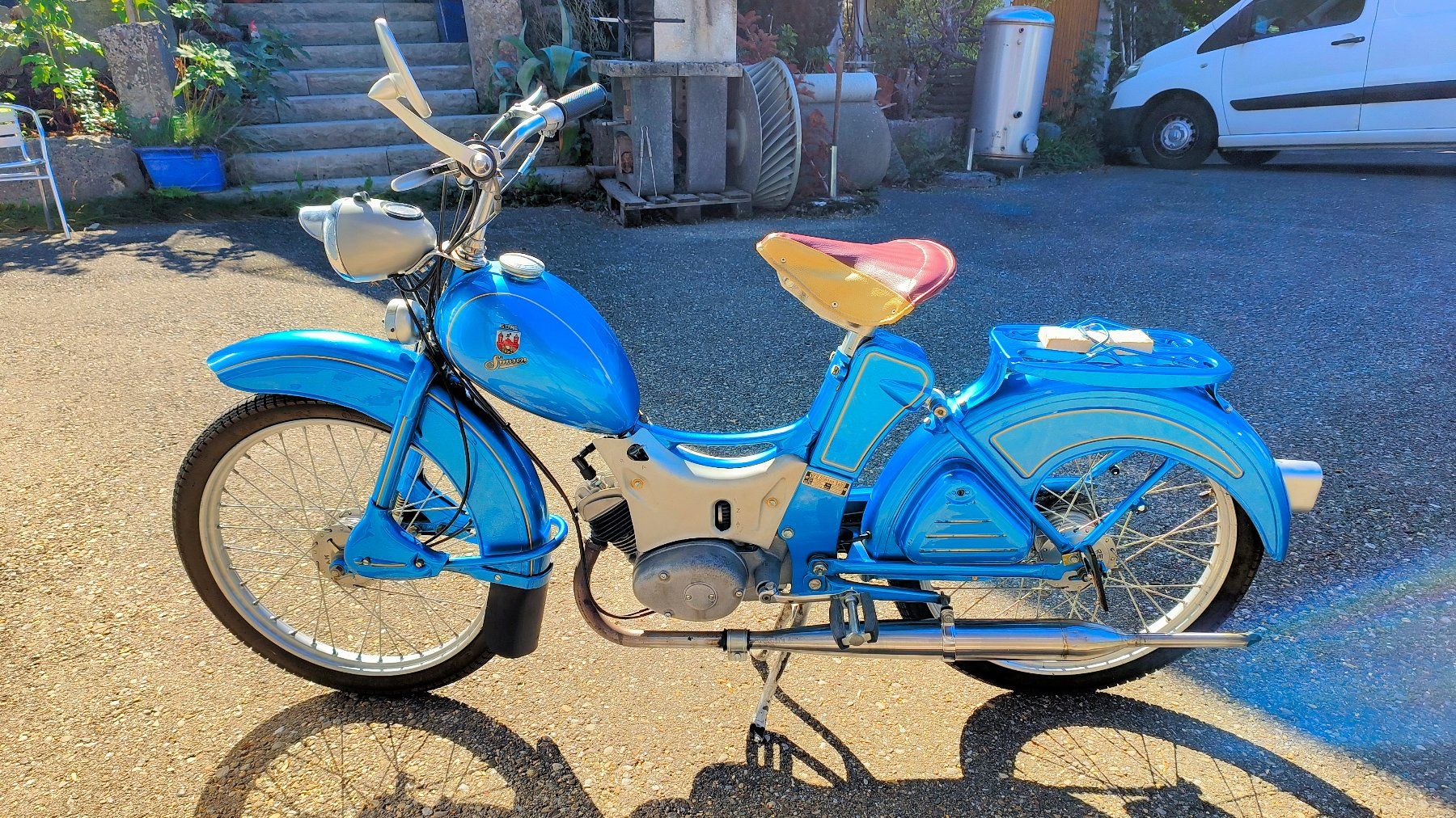 Simson Mofas: Simson SR-2E 1960  Oldtimer Töffli mofa kein Sachs Puch – Gebraucht aus Hittnau von Kulturhaus 2