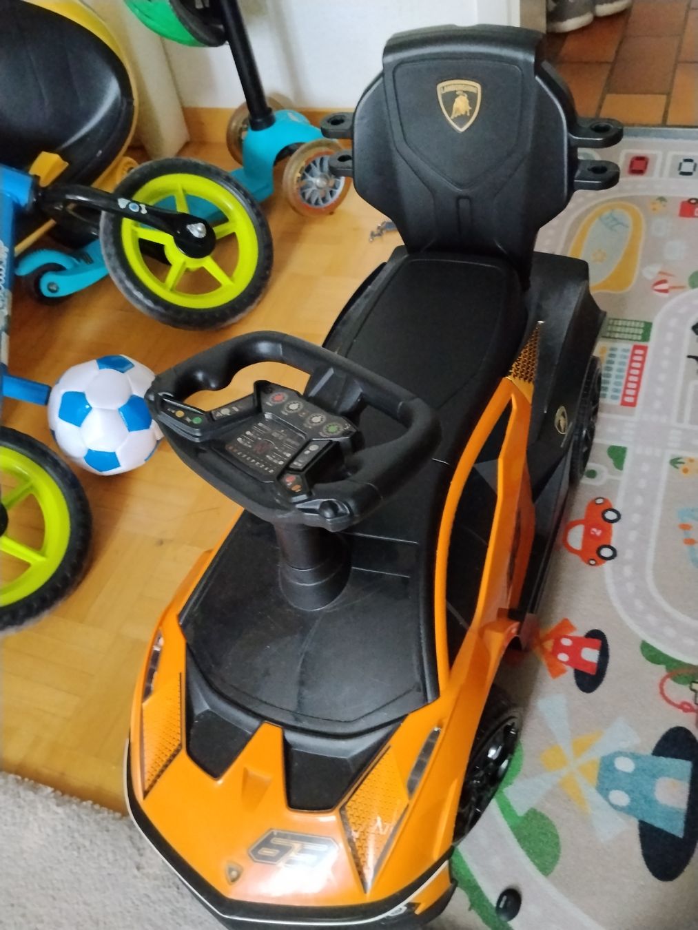 Veicoli per bambini: Lamborghini Kinderauto Rutschauto orange – Nuovo (secondo la descrizione) da Kloten venduto da Pacanda 1