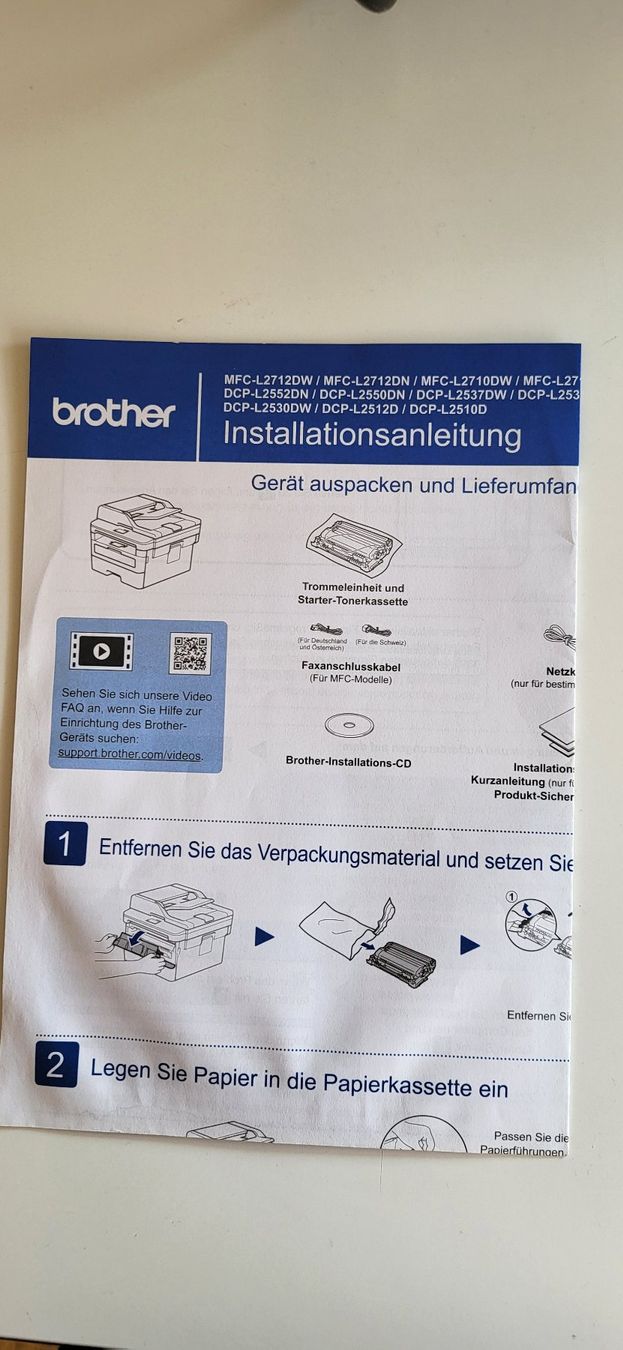 Brother Drucker: Multifunktionsdrucker Brother MFC-L2710DW – Gebraucht aus Zürich von csa02 7