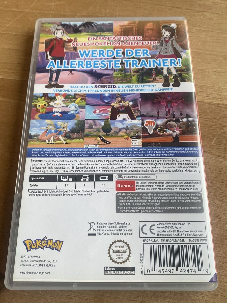 Nintendo Giochi: Pokémon Schwert Nintendo Switch Videospiel  – Usato da St. Gallen venduto da steffi1008 1