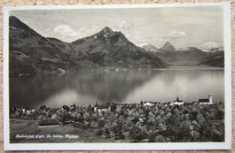 FOTO-AK BECKENRIED - SCHIFFSPOST LUZERN - FLÜELEN 1931