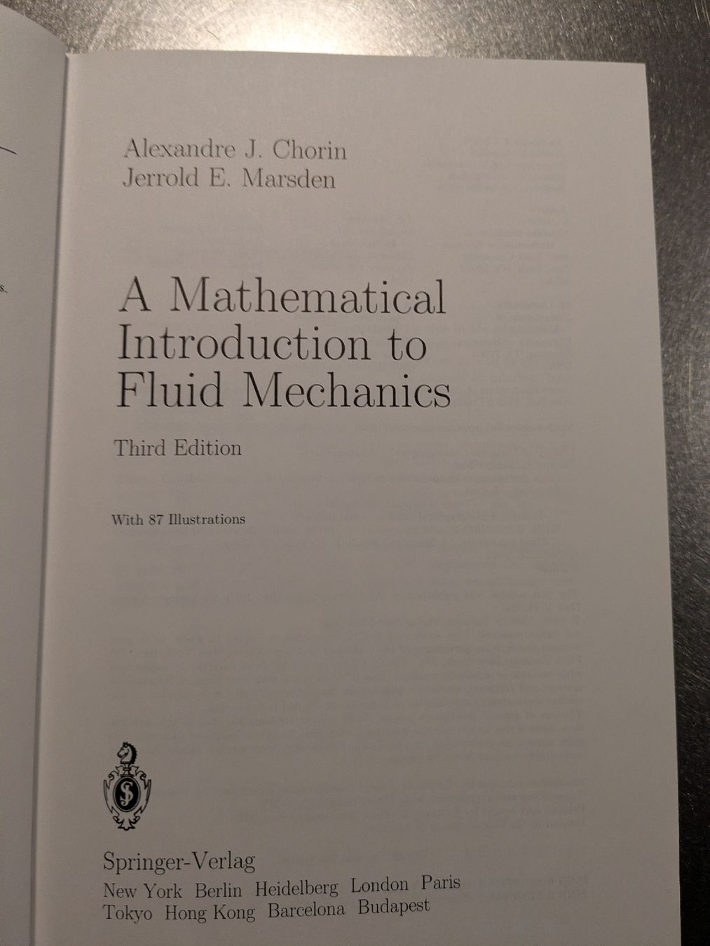 Bücher: A Mathematical Introduction to Fluid Mechanics – Gebraucht aus Orbe von smmg 1