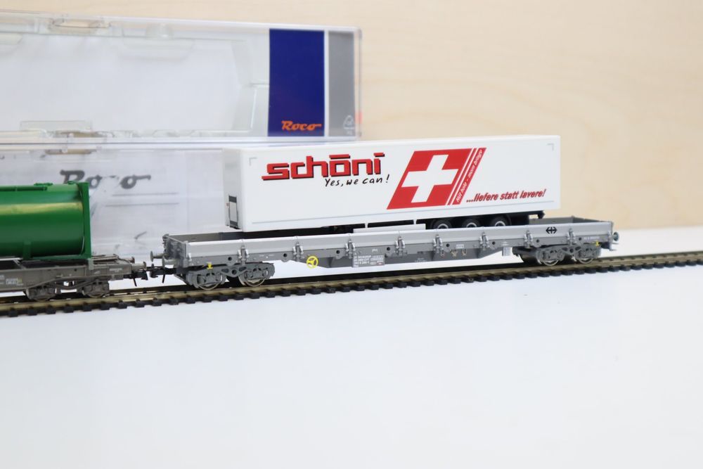 ROCO SBB 2 x Flachwagen / HUPAC - 76743 & 76978 | Kaufen auf Ricardo