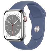 Silikon Armband für Apple Watch 42 / 44 / 45 / 49mm Ice Blue