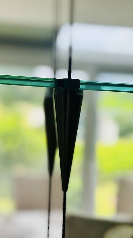 Scaffali: Schweberegal / Deckenregal Glas – Usato da Lachen SZ venduto da honeybee67 3