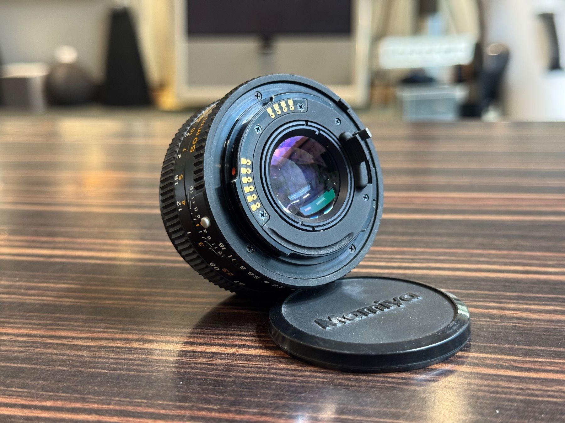 Mamiya Obiettivi: Mamiya-Sekor E 50mm 1:1.7 Objektiv – Usato da Zürich venduto da KochphotoAG 1