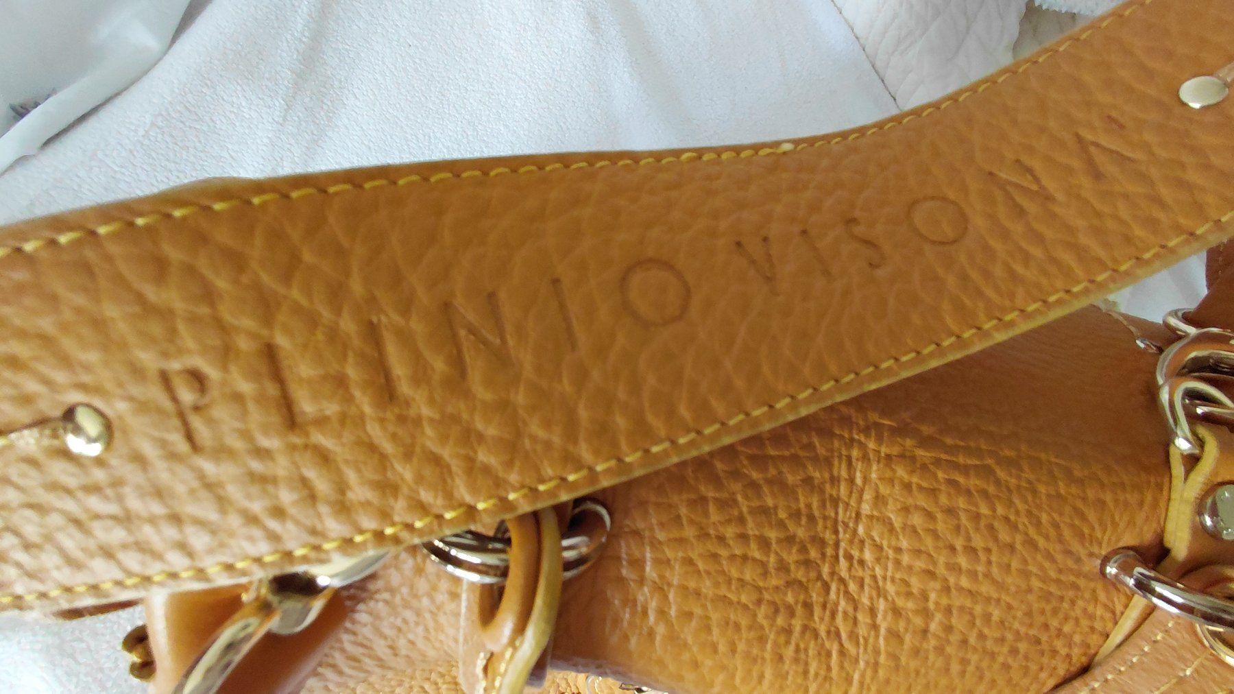 Borse da donna: Plinio Visona Handtasche Leder Gelb Sommer – Usato da Zürich venduto da ewka 1