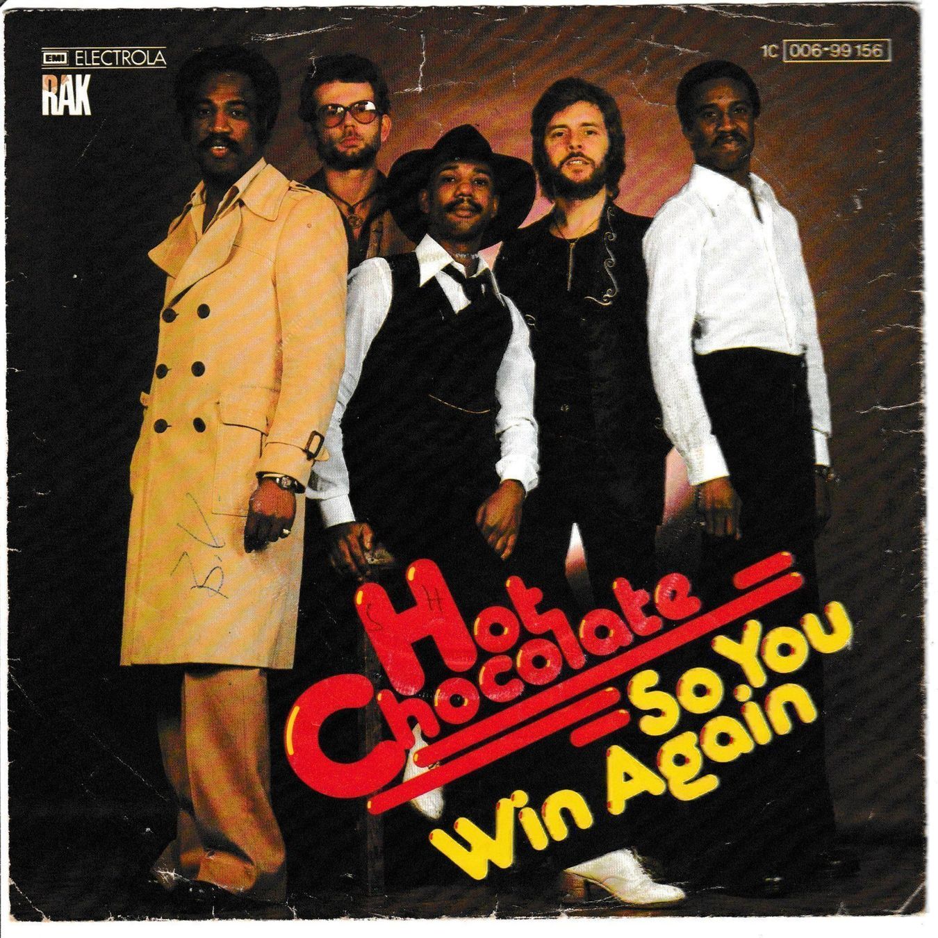Dischi in vinile: Hot Chocolate: So you win again 7" Vinyl 1977 – Usato da Tübach venduto da JamesStone