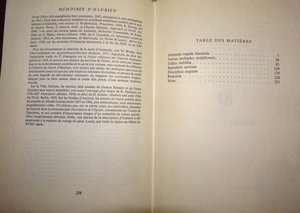 Libri: Mémoires d'Hadrien, Marguerite Yourcenar – Usato da Châtelaine venduto da fil_7lqg 6