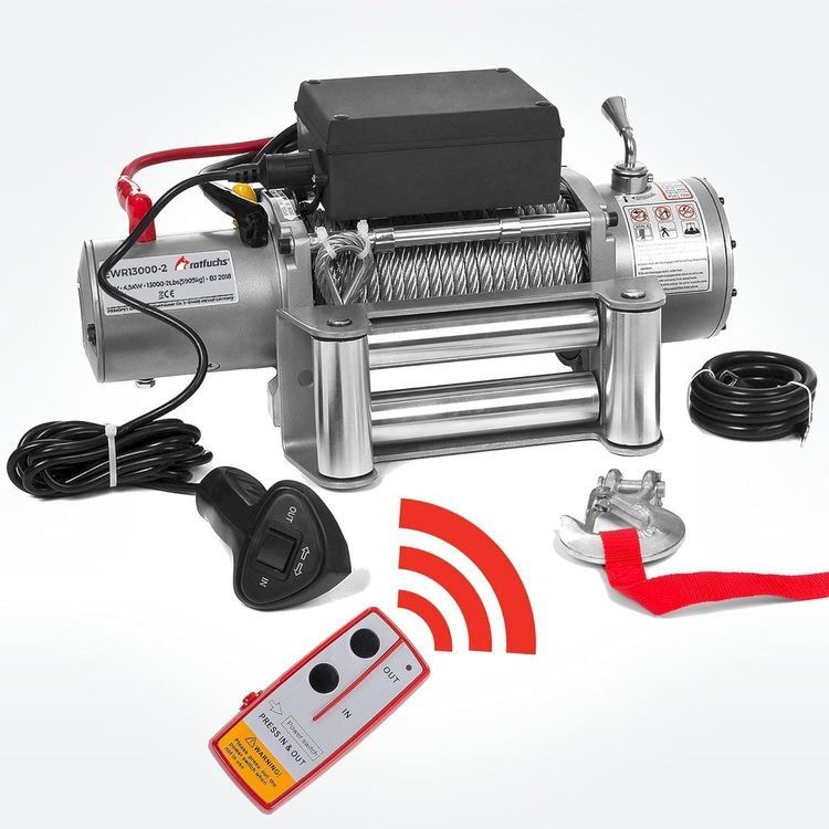 Altro per stoccaggio & trasporto: Rotfuchs EWR13000 Seilwinde 12V 5900kg – Nuovo e nell'imballaggio originale da Amriswil venduto da JaJa-Express