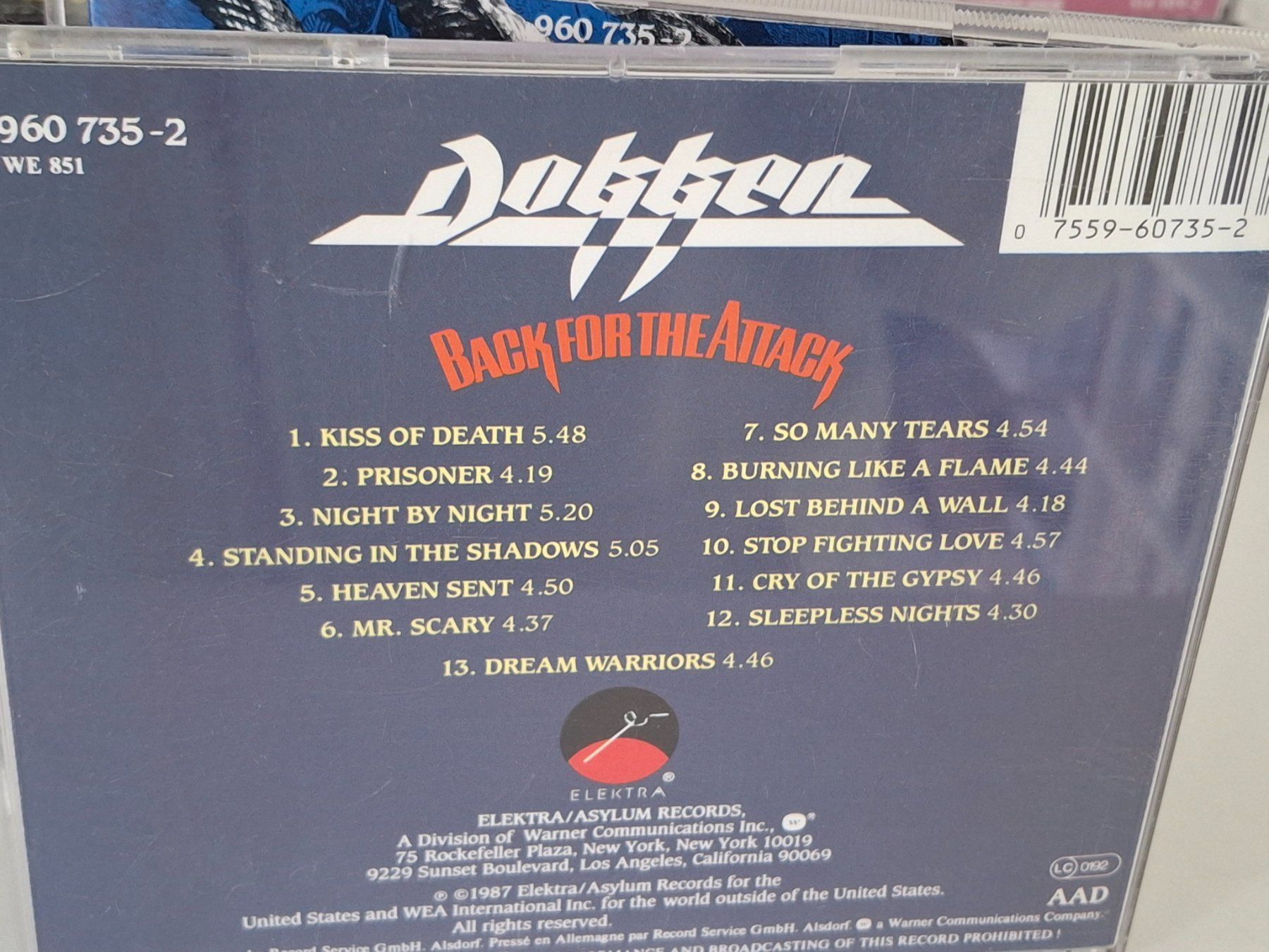 CDs: CD Dokken - Back for the Attack – Gebraucht aus Aarberg von Jackup1 1