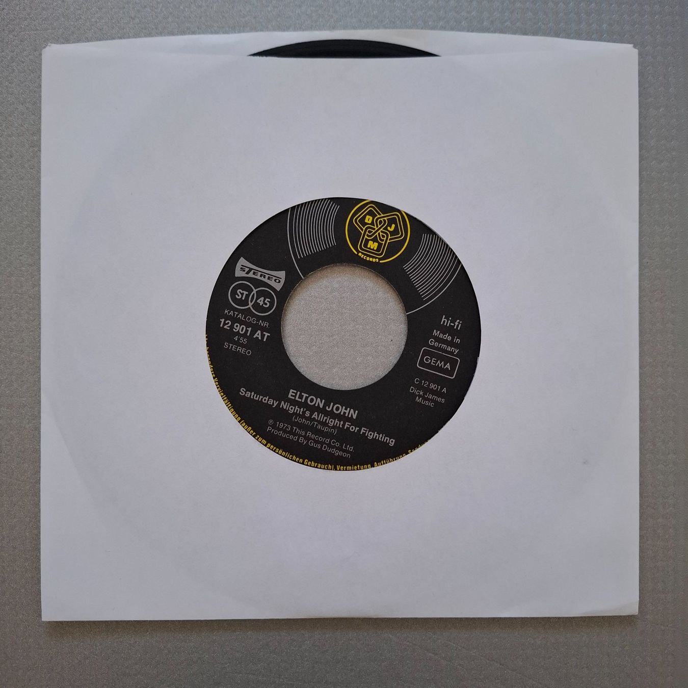 Dischi in vinile: Elton John - Saturday Night's Allright For Fighting – Usato da Arbon venduto da pendulum 1