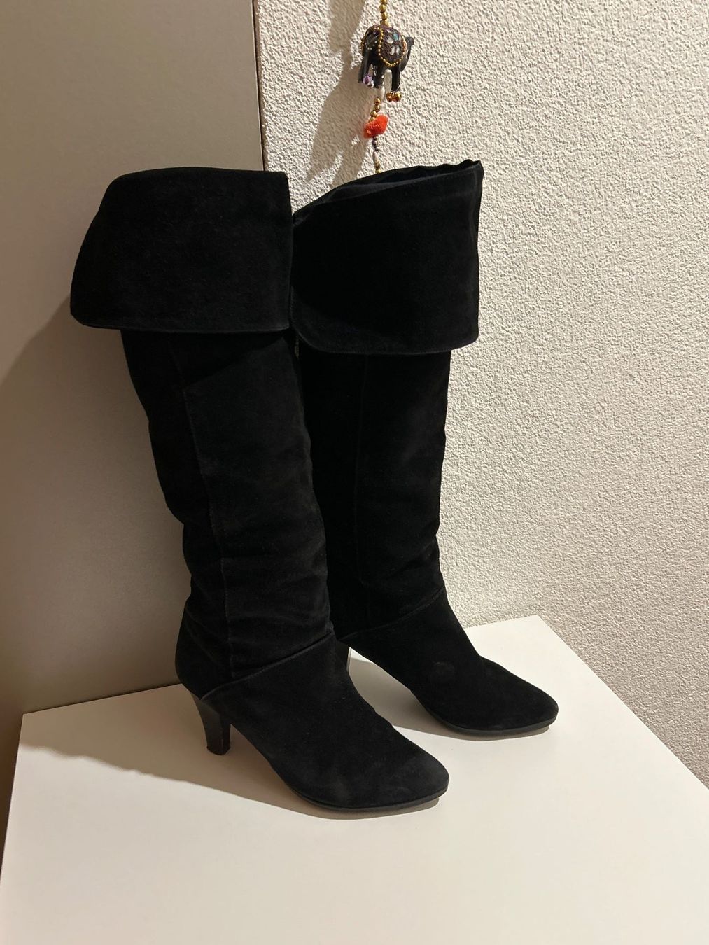 Scarpe da donna: Overknee-Stiefel schwarz Gr. 39 – Usato da Brunnen venduto da Nala2929