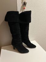Overknee-Stiefel schwarz Gr. 39