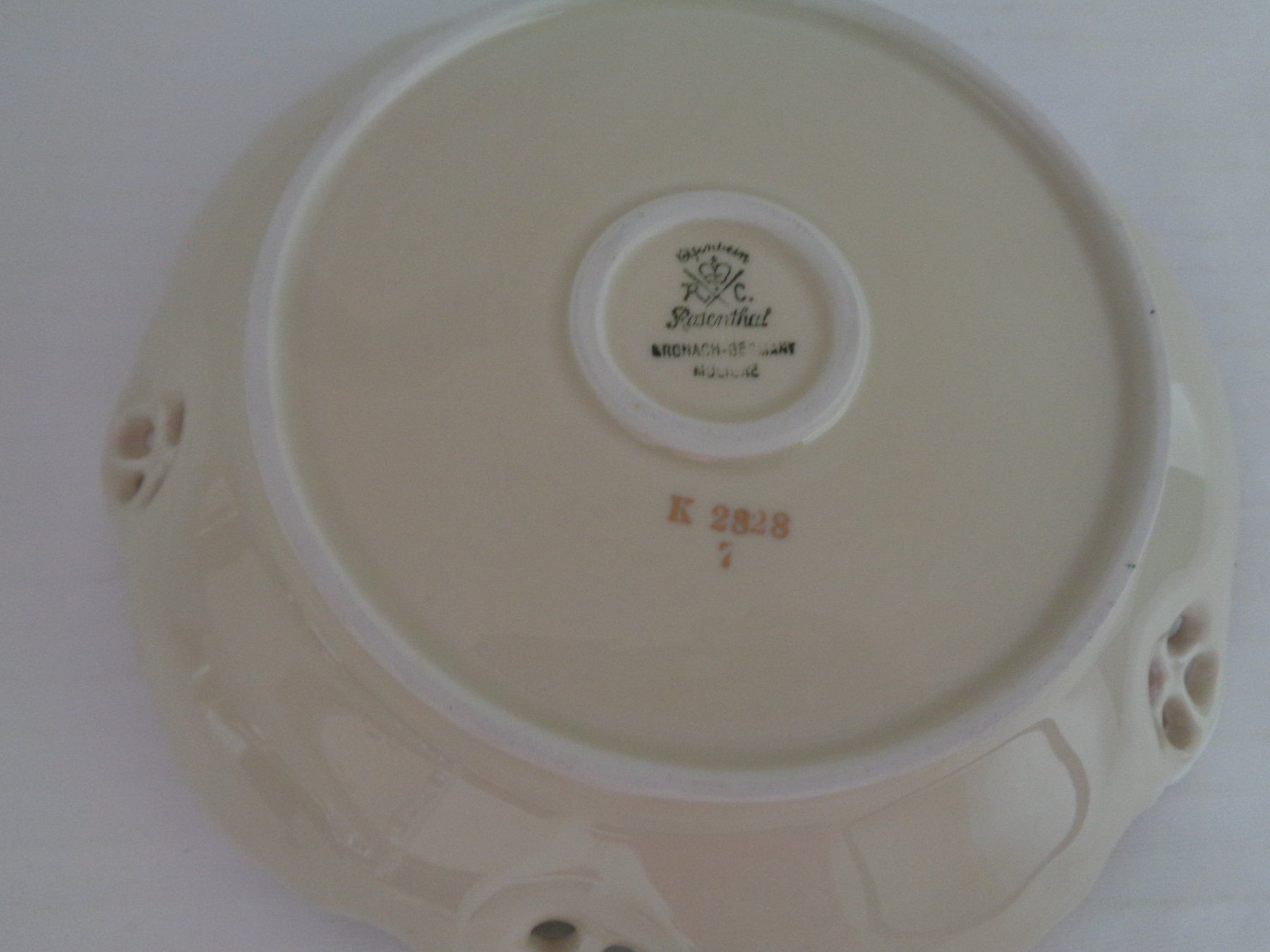 Rosenthal Coupes: Rosenthal Schale Moliere mit Durchbruch - Vintage – D'occasion à Chur par omonia 3