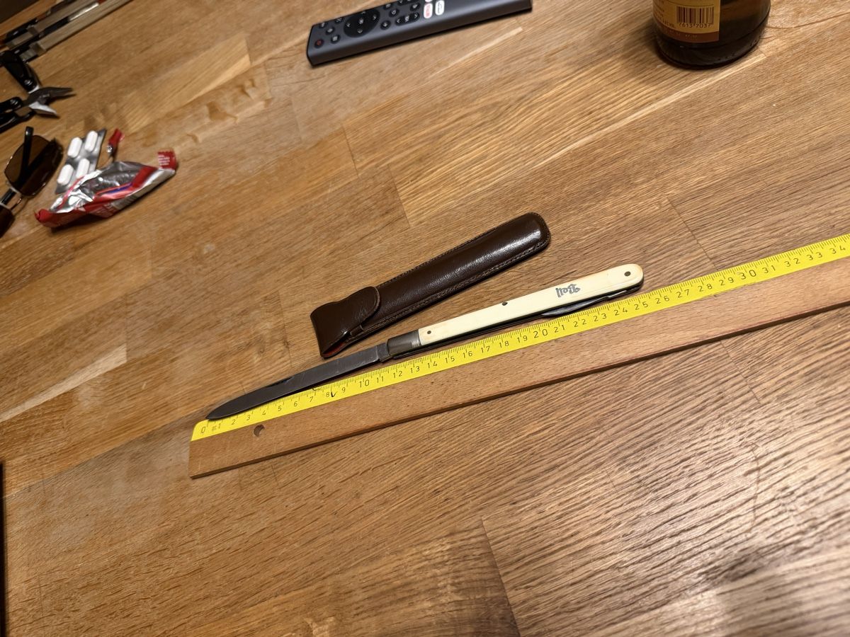 Taschenmesser: Antikes Taschenmesser Probiermesser Sackmesser – Gebraucht aus Goldach von Messerguru 5