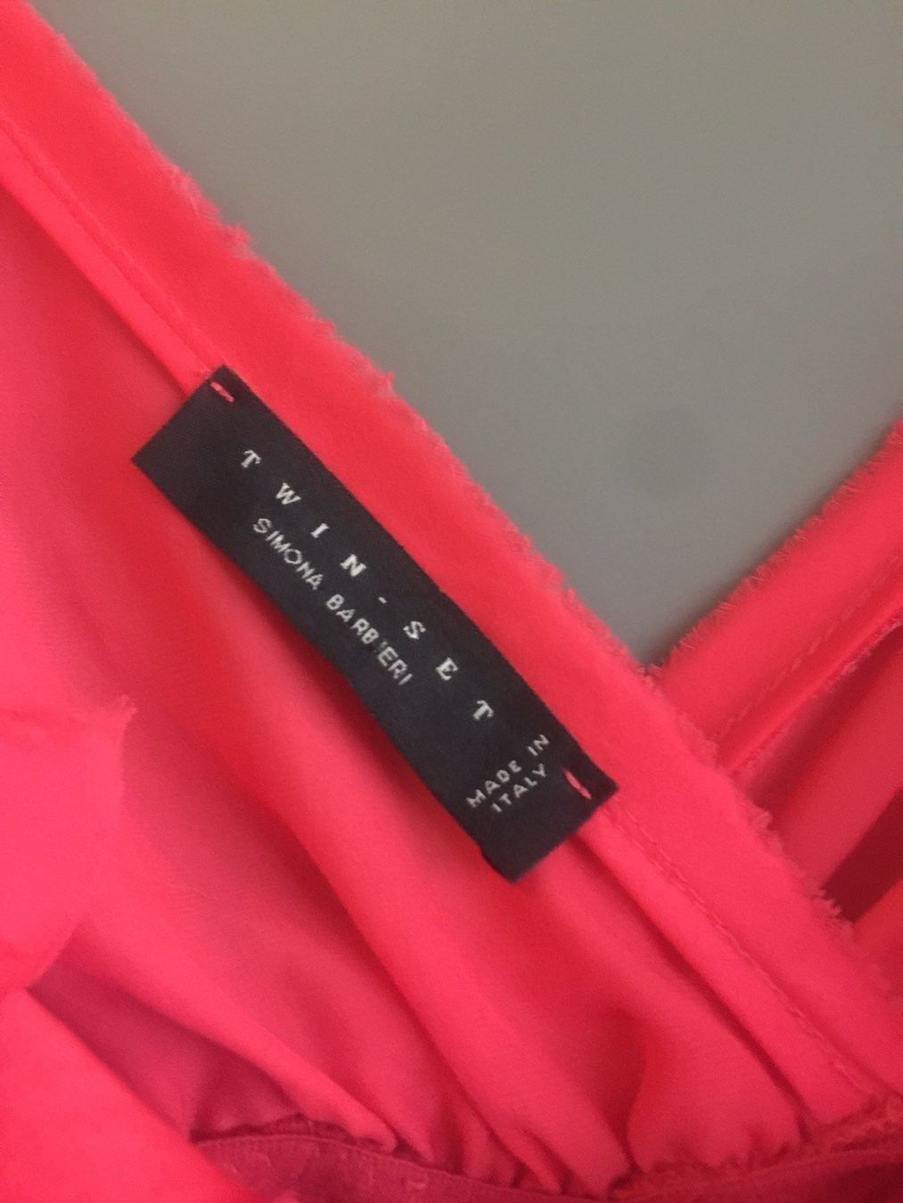 Twinset Vestiti: Robe en soie rouge Twin-Set – Nuovo (secondo la descrizione) da Lausanne venduto da Flo1006 2