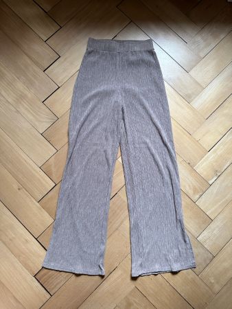 ZARA - Plisseehose taupe M
