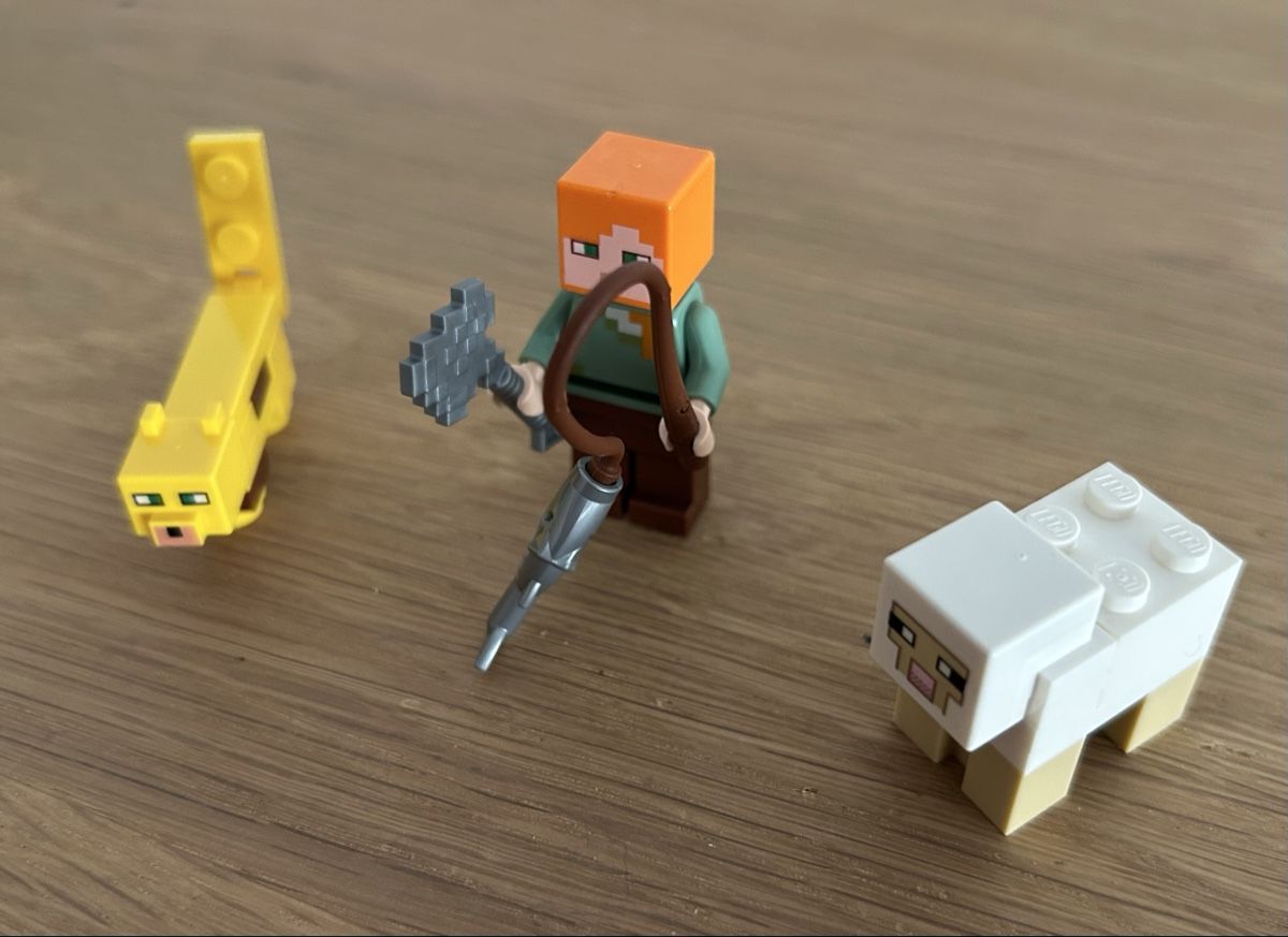 Lego Giocattoli: Lego Minecraft Alex, Ozelot & Schaf Figuren – Nuovo (secondo la descrizione) da Naters venduto da Gemschhtte 1