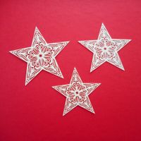 Papierdeko "Sterne"