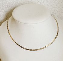 Feine Halskette 18Karat Gelbgold / Weissgold