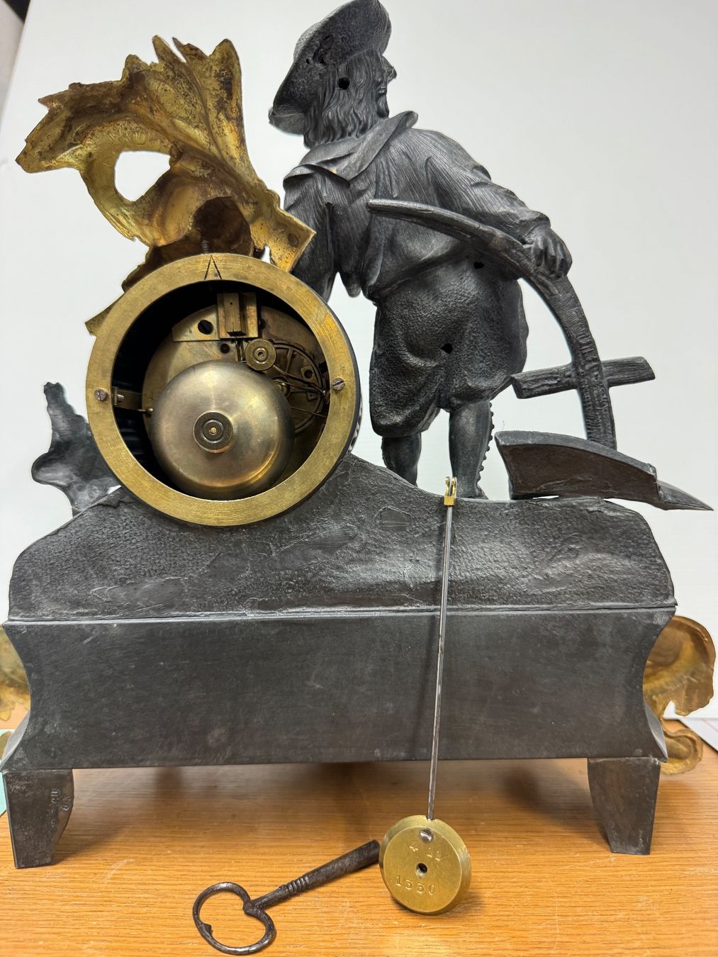 Orologi: franz. Chemineé Uhr 1880 – Usato da Schönenwerd venduto da Comtoise 7