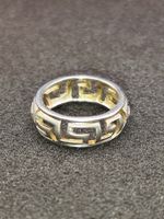 Vintage 925er Silber Unisex Ring Top