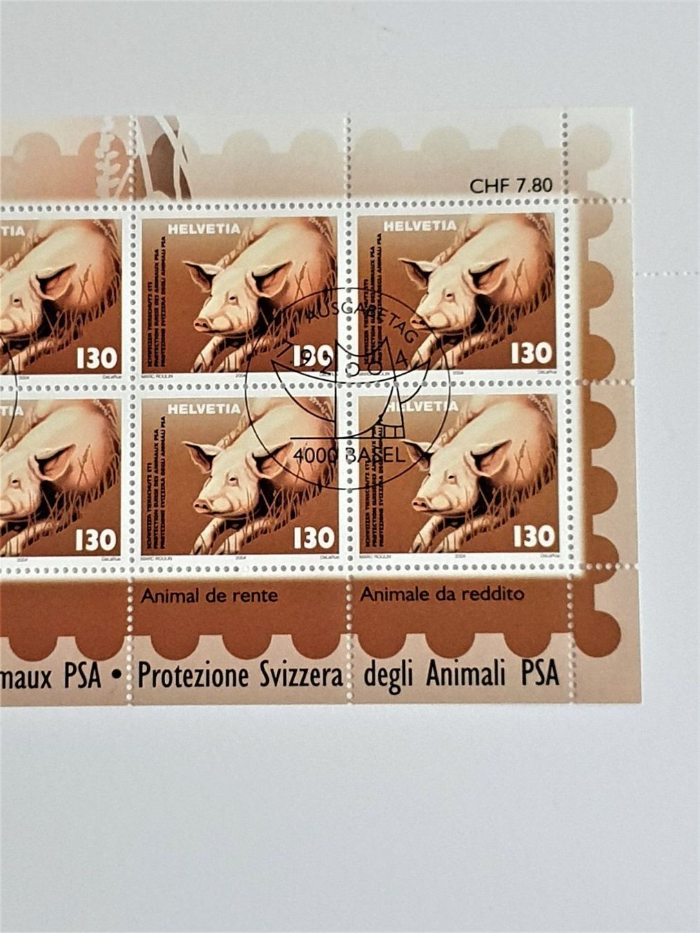 Alle Briefmarken: (153) Sondermarke "Schweizer Tierschutz" – Gebraucht aus Schwarzhäusern von Inot3 3