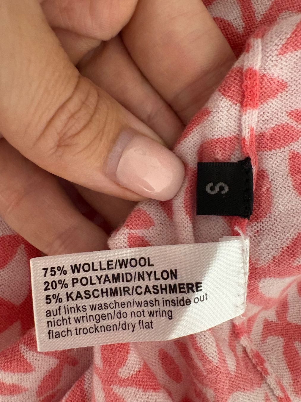 Maglioni & Felpe: Leichter FFC Sommer Pullover mit 3/4 Arm Kaschmir rot – Usato da Regensdorf venduto da secondchancefashion 5