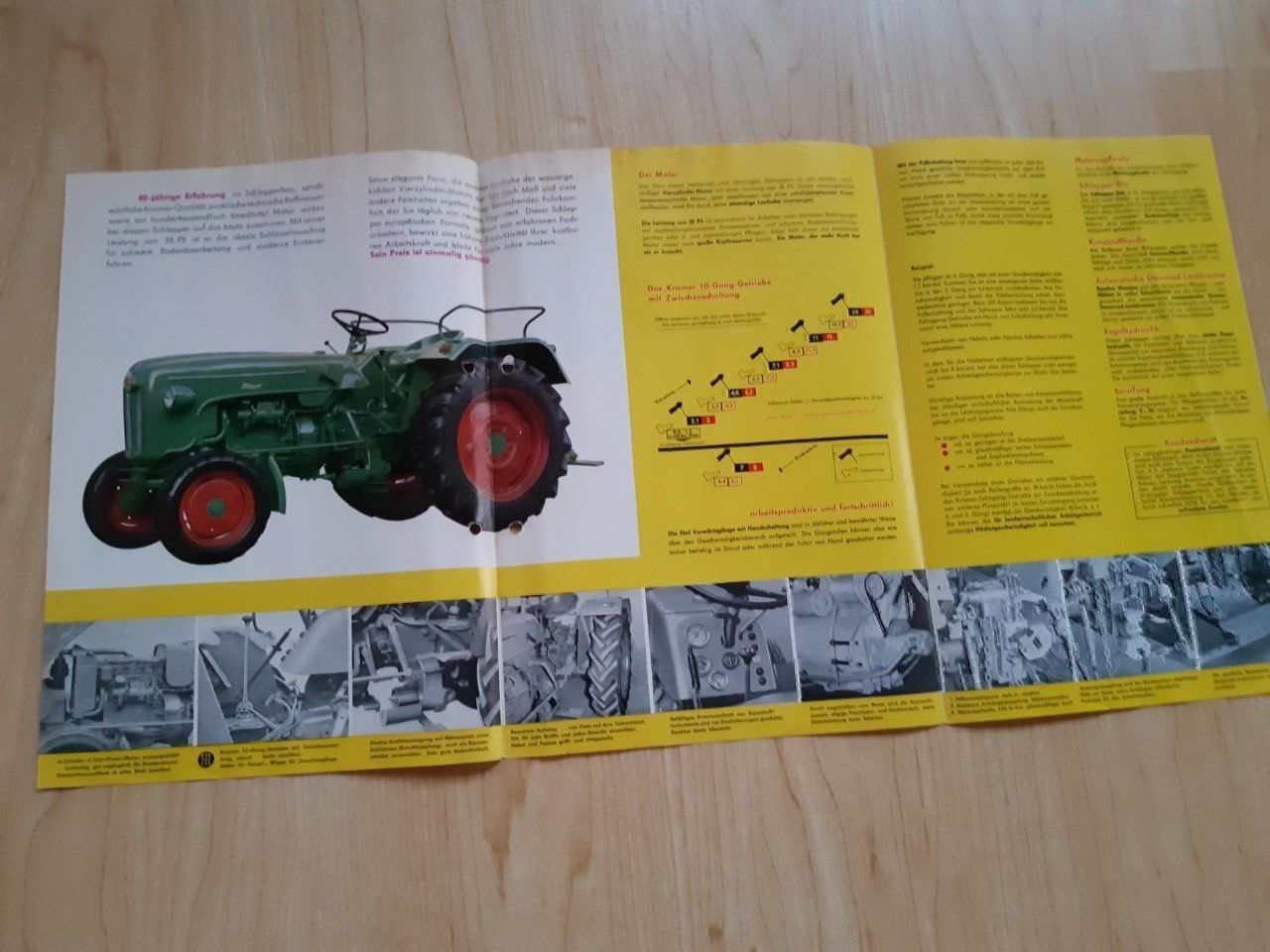 Trattori: Prospekt Kramer Traktor 350 Export – Usato da Dürnten venduto da Bachtel84 1