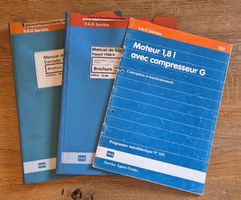 Lot de 3 manuels techniques VW G60