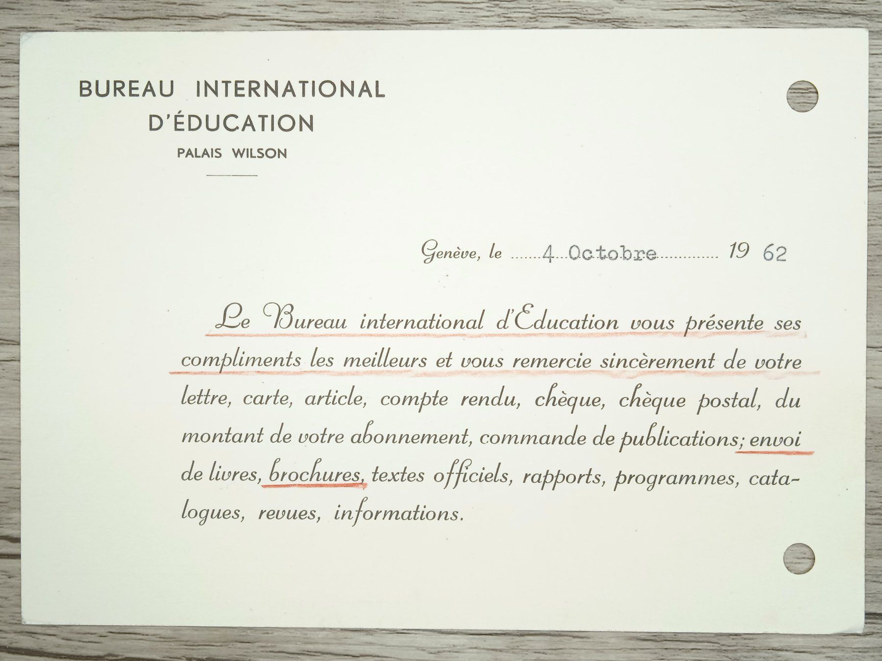 Tutti i francobolli: TR70 Carte Postale + Timbre Suisse 1962 – Usato da Cousset venduto da Patrick_Collections 1
